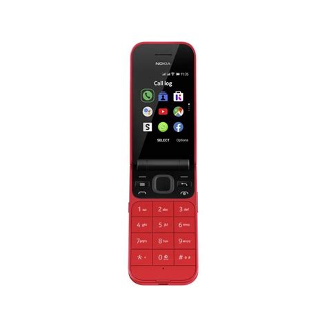 Nokia 2720 Flip Cellulare A Conchiglia Rosso