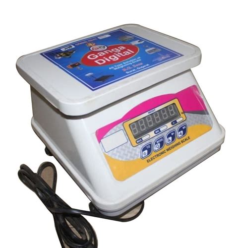 Ganga Digital Abs Body 25kg Electronic Weighing Scale Model Namenumber Gng 02abs At Rs