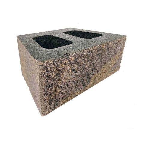 Lowes 16x 6 X 10 Tan And Charcoal Retaining Wall Block In Gray