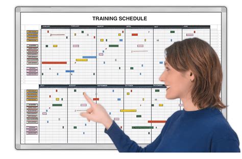 365 Day Training Schedule Trainee Scheduling Board Magnatag