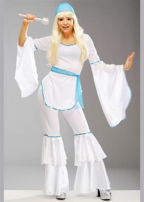 1975where are those happy days, they seem so hard to findi tried to reach for you, but you have. Womens 1970s White Abba Style Super Trooper Costume