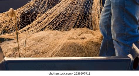 Longline Nets Fishermans Legs Material Work Stock Photo 2239297911