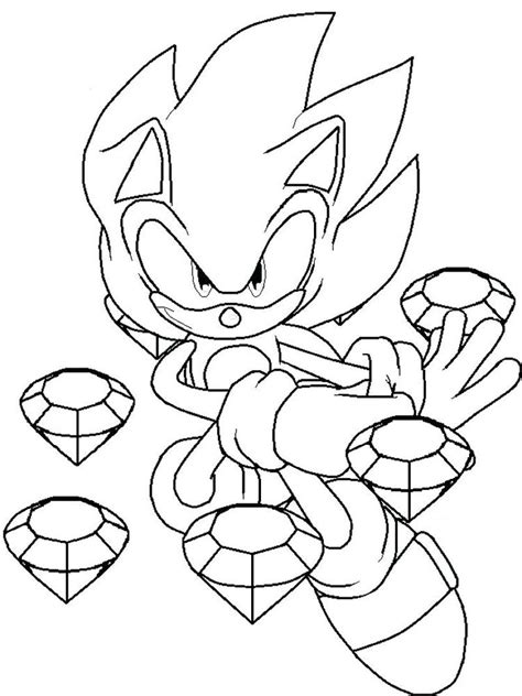 Printable Sonic Coloring Pages ~ Printable Sonic Coloring Pages For