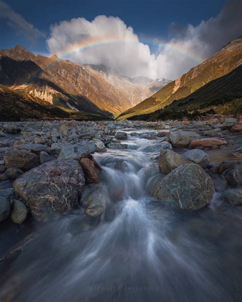 Mount Cook New Zealand Landscape Photography Rainbow Michael