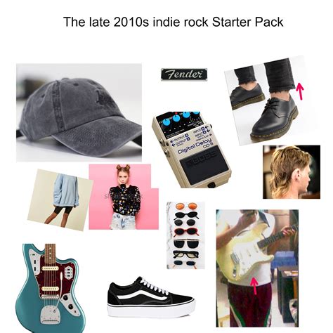 The Late 2010s Indie Rock Starter Pack Rstarterpacks