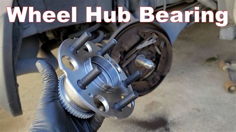 How To Replace Rear Wheel Bearing Hub Assembly Honda Youtube