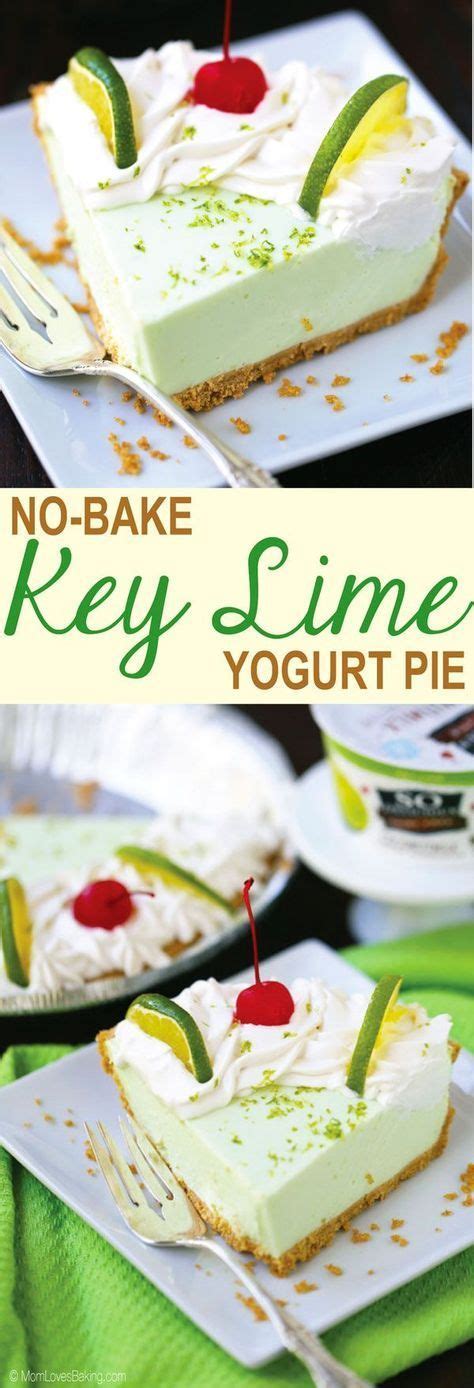 While doing some research for this recipe, i learned so much about key lime pie a la the one and then they taste like true key lime pie! No Bake Key Lime Yogurt Pie | Recipe | Key lime yogurt pie ...