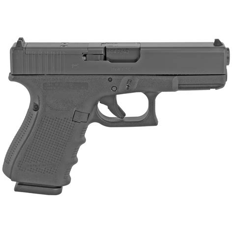 Glock G19 G4 Mos 9mm 4 15rd Optic Ready Pistol Black Kygunco