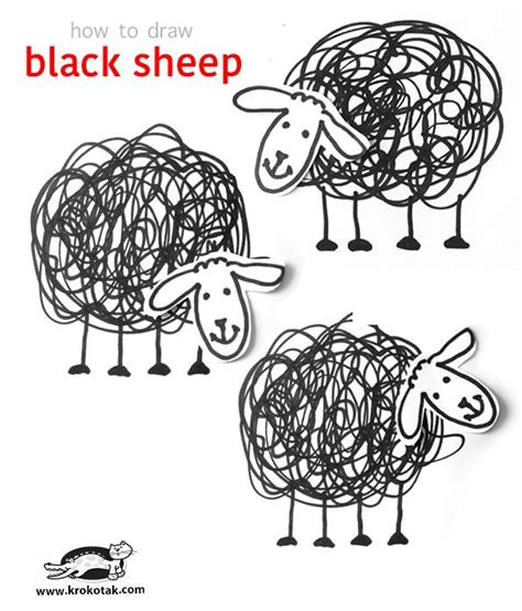 Https://tommynaija.com/draw/how To Draw A Black Sheep