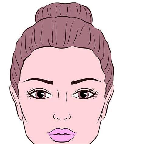 Female Face Drawing Template Free Download On Clipartmag