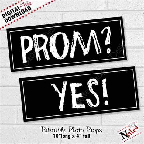 Prom Proposal Props Promposal Sign Prom Photo Booth Will You Go To