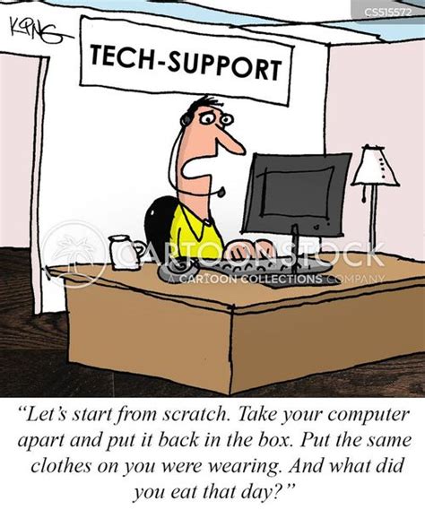 Tech Support Cartoons And Comics Funny Pictures From Cartoonstock
