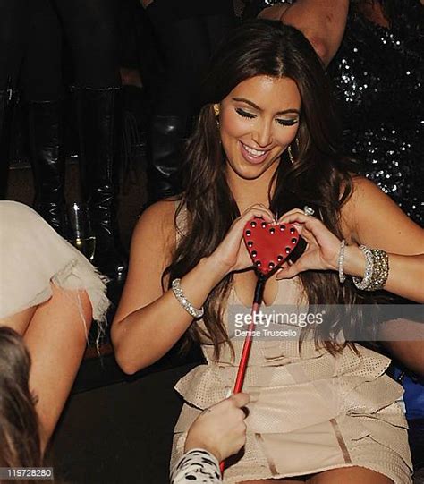Kim Kardashian Celebrates Her Bachelorette Party At Tao Photos And Premium High Res Pictures