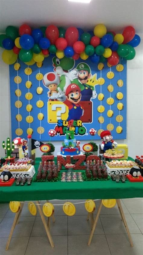 Decoracion De Fiesta De Mario Bros Baby Guía Para Su Decoración H
