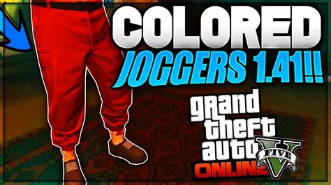 Gta 5 Online How To Obtain Colored Joggers After Patch 141 Gta