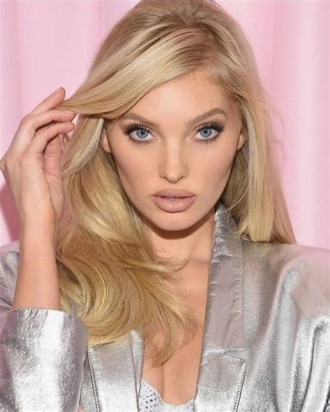 Elsa Hosk Celebrity Makeup Beauty Inspiration Perfect Blonde