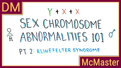 Klinefelter Syndrome 101 Youtube