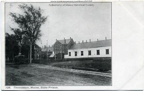 Item 26125 Exterior Maine State Prison Thomaston Ca 1915