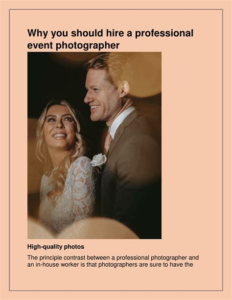 Ppt Why You Should Hire A Professional Event Photographer Powerpoint
