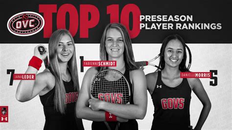 Apsu Women S Tennis Selected To Repeat As Ovc Champs Three Named To Preseason Top