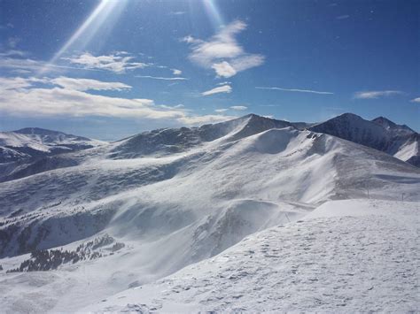 The View From The Top Of Peak 8 At Breckenridge Best Drop In Of My