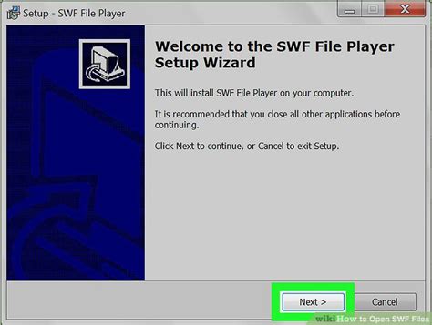 To play swf flash files on your pc without a browser, you'll need to download the flash player projector content debugger from adobe. How to Open SWF Files (with Pictures) - wikiHow