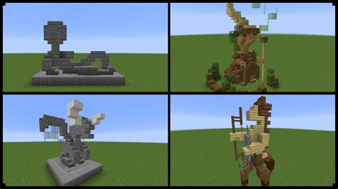 10 Minecraft Statue Designs And How To Make One Minecraft
