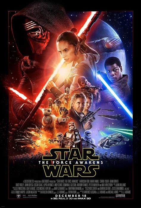 Star Wars The Force Awakens Theatrical Poster Is Here