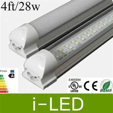 28w 4ft Integrated Led T8 Tubes Light 192leds Smd 2835 Double Rows Led