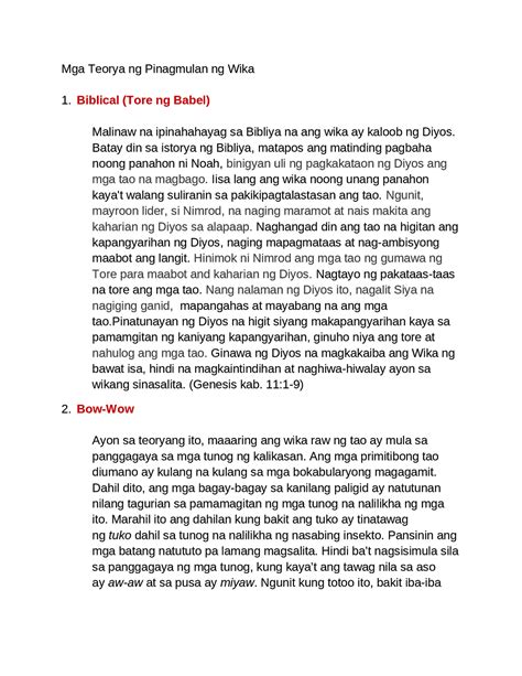 Pinagmulan Ng Wika Philippin News Collections