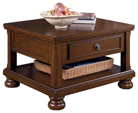 Porter lift top coffee table. Porter Lift Top Cocktail Table Rustic Brown - Traditional ...