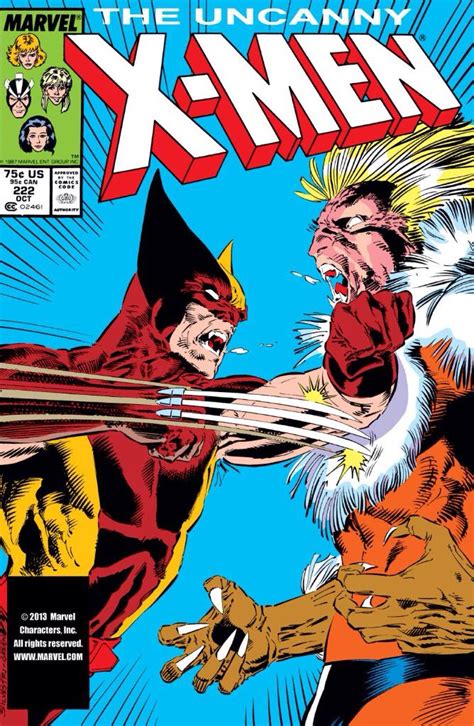 Wolverine Vs Sabretooth In 87 1987 Uncanny X Men 222 Marvel