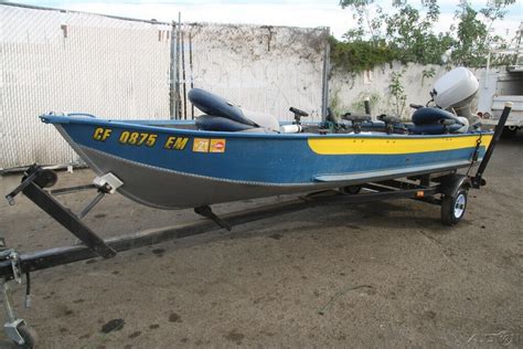 Ovw 1974 Sears Aluminum Boat With Trailer 14ft No Reserve 1974 For