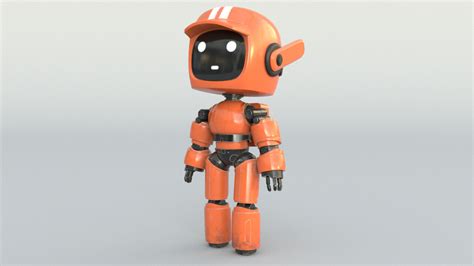 Artstation Orange Robot Love Death Robots Fan Art