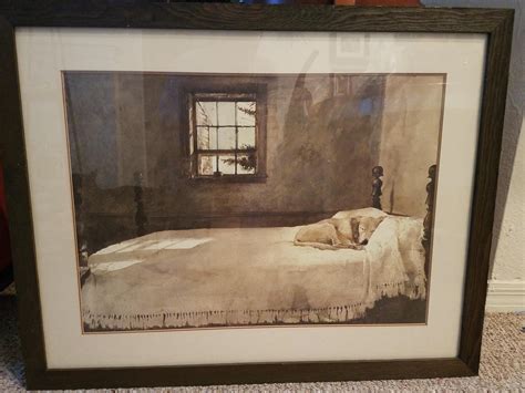 Master bedroom has become one of wyeth's most popular works, and is recognizable by collectors all over the world. Andrew Wyeth 'Master Bedroom' framed for $9 @GW ...