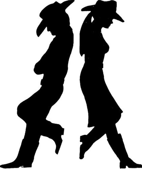 23 Idées De Country Danse Country Pochoir Silhouette Décoration Western