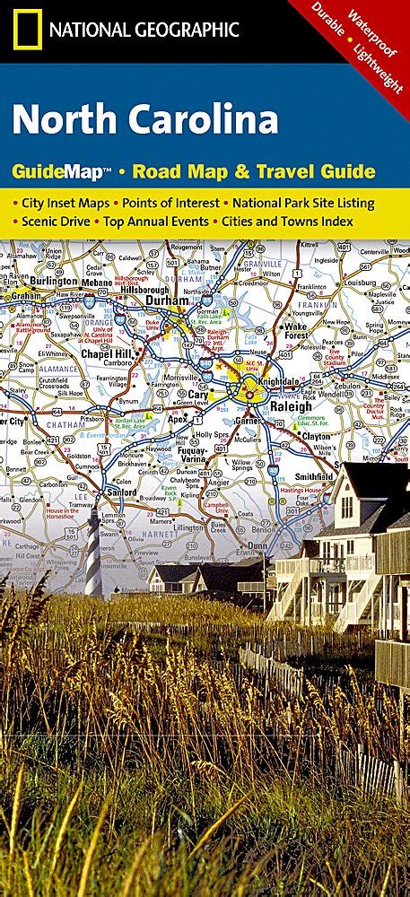 North Carolina Map National Geographic Maps Books And Travel Guides