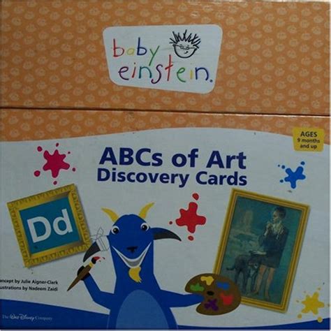 Baby Einstein Abcs Of Art Discovery Cards By Nadeem Zaidi Excellent