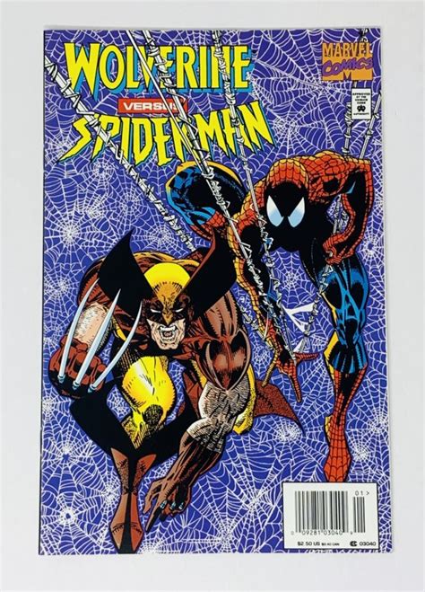 Wolverine Vs Spider Man 1 1995 Comic Books Modern Age Marvel