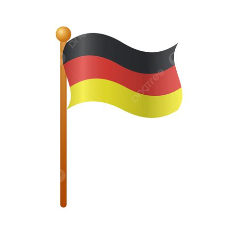 Gambar Bendera Jerman Jerman Bendera Bendera Jerman Bersinar Png Dan Vektor Dengan Background