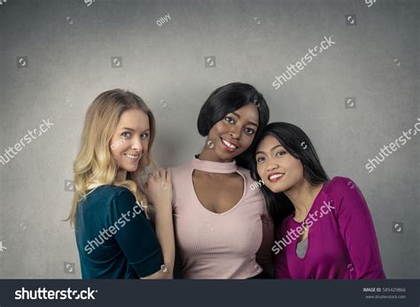 Beautiful Girls Posing Stock Photo 585429866 Shutterstock