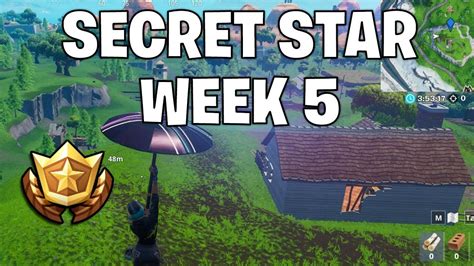 Secret Battle Star Week 5 Fortnite Season X Youtube