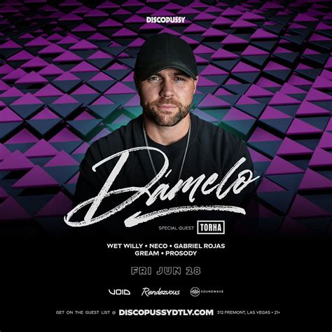 Dp Rendezvous W Damelo Tickets At Discopussy In Las Vegas By Corner