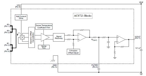 Acs721 Blockdiagram Theorycircuit Do It Yourself Electronics Projects