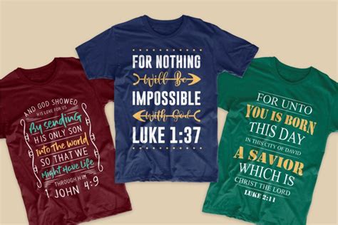 Christmas Bible Verses Bundle T Shirt Deisgn Svg Png Eps