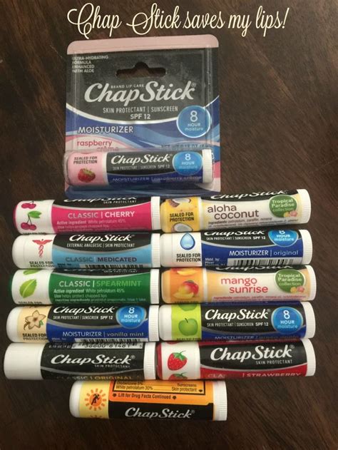 Chap Stick Saves My Lips Chapstick Chapstick Lip Balm Flavored Lip Balm
