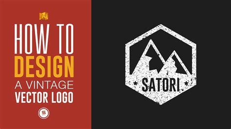 How To Design A Vintage Logo Design With Illustrator Grunge Effect