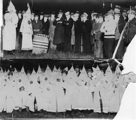 A Photograph Of A Ku Klux Klan Initiation Ceremony In Philadelphia Pennsylvania 1925 Dpla