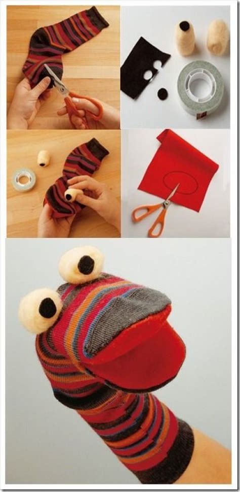 27 Diy Sock Toys How To Make Sock Animal Puppets For Kids Diy Craft