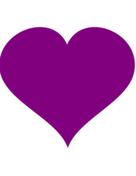 Purple Hearts Clip Art Clipart Best